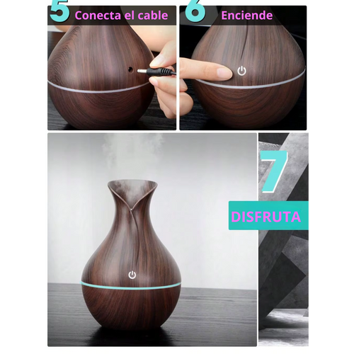 200ML Humidificador y difusor de aromaterapia